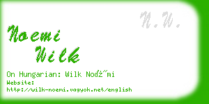 noemi wilk business card